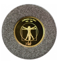 Leonardo da Vinci 1/25 oz arany 1999 Proof