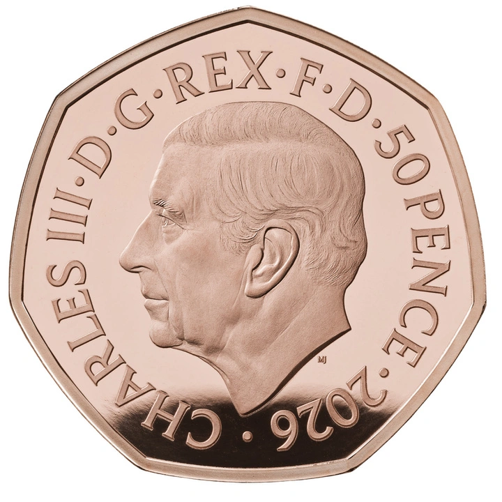 Monedă din aur 100 de ani de Winnie the Pooh – Prietenie 50p 2026 Proof