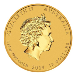 Perth Mint: Lunar II – Year of the Horse 1/10 oz Gold 2014