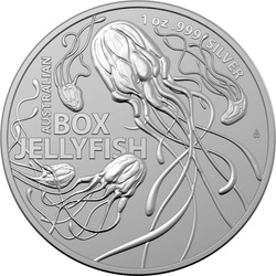 Australia's Most Dangerous: Box Jellyfish 1 oz Silber 2023