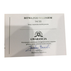 Conjunto de monedas de oro Batalla de Viena 41,98 g de oro 2023 Proof