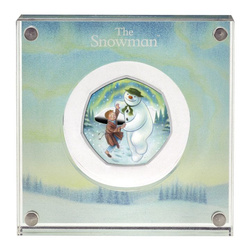 The Snowman kolorowany Srebro 2023 Proof