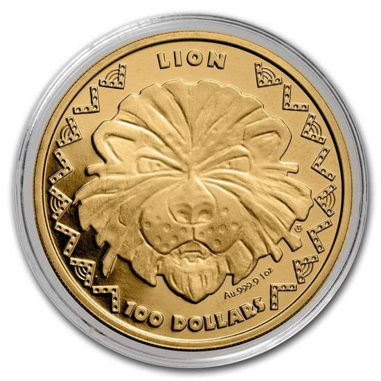 Sierra Leone: Big Five - Lion 1 uncja Złota 2022
