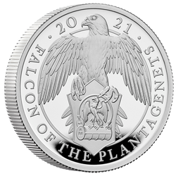 Bestias de la Reina: Serie de 10 monedas 2 oz Plata 2021 Proof