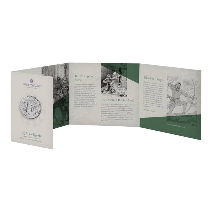 Mitos y Leyendas: Robin Hood £5 Cobre 2024