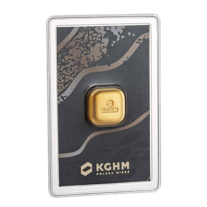 Lingote de oro KGHM 1 onza