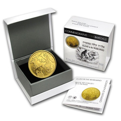 Elijah in the Whirlwind 1 NIS Gold 2011 Proof 