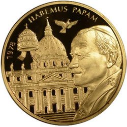 Malta: Jan Paweł II - Habemus Papam 1978 5 oz Gold 2004 Proof Coin