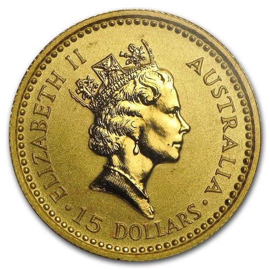 Pépite australienne 1/10 once d'or 1989