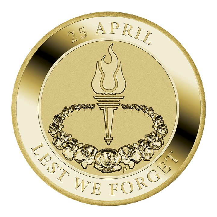 Anzac Day 1 dolar aluminiu-bronz 2023 în card