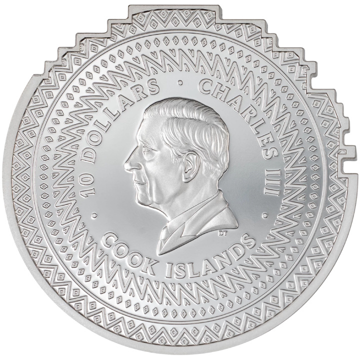 Cook Islands: Reconstruction - Elephant 2 oz Silber 2024 Proof High Relief