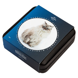 Silver Coin Cat Breeds - Siberian Cat Colorized 1 oz Silver 2026 Proof