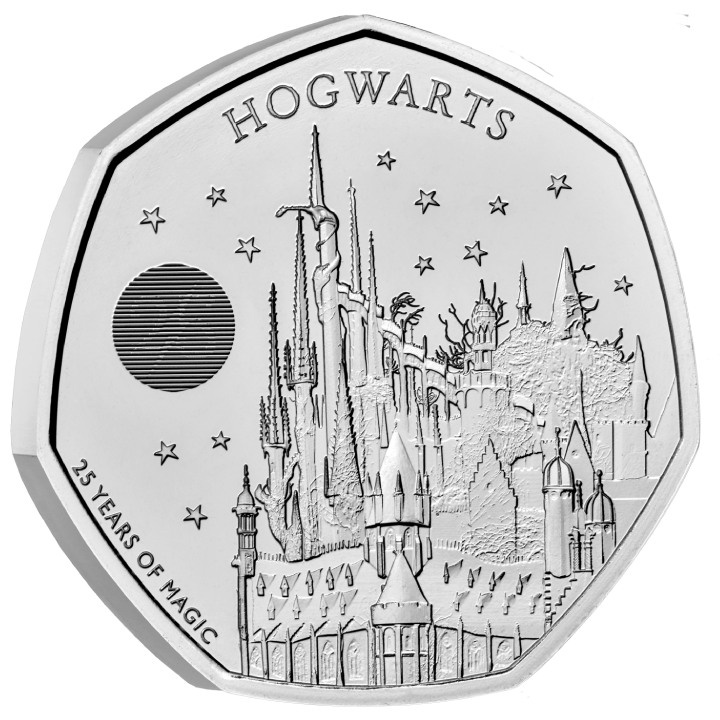 Harry Potter: Roxfort Boszorkány- és Varázslóképző Szakiskola 50 penny réz-nikkel 2023