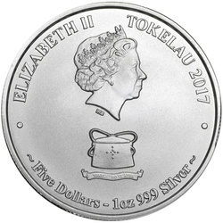 Tokelau: Untamed Landscapes - Crocodile 1 oz Silver 2024