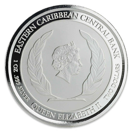 San Vicente y las Granadinas: Hidroavión 1 oz Plata 2018