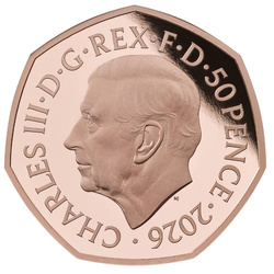 Star Trek 60 éve 50p arany 2026 Proof