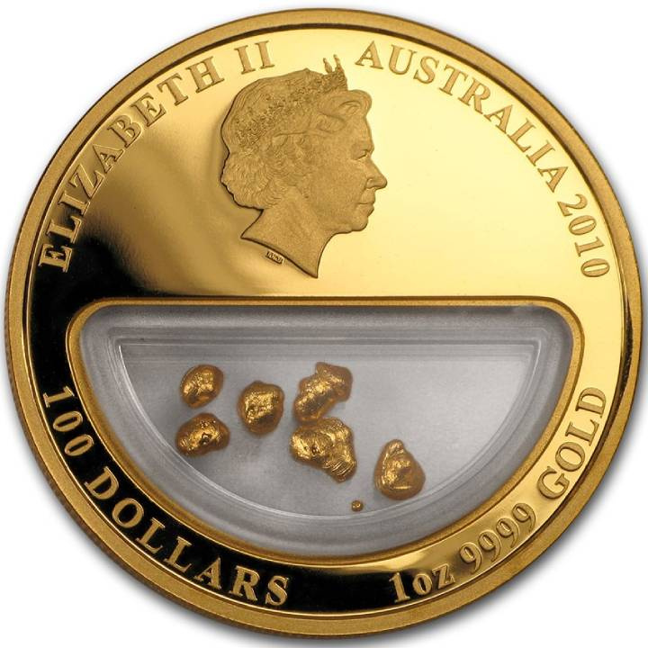 Treasures of Australia: Gold 1 oz Gold 2010 Proof