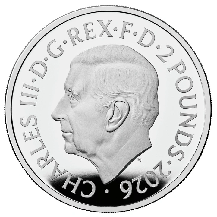 The Royal Mint: The Angel 1 uncja Srebra 2026 Proof
