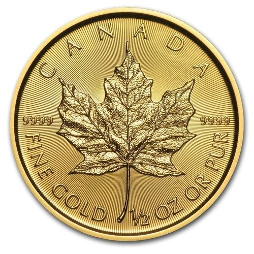 Canadian Maple Leaf 1/2 oz Gold 2017