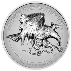 Australský orel 1 unce platiny 2021 Proof High Relief