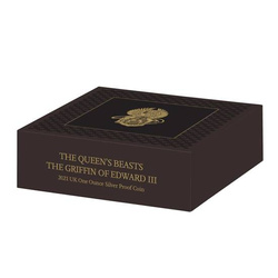 Bestias de la Reina: Eduardo III Grifo 1 oz Plata 2021 Proof