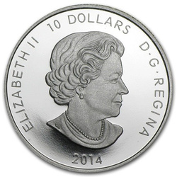 Giovanni Paolo II 10$ RCM Argento 2014 Proof