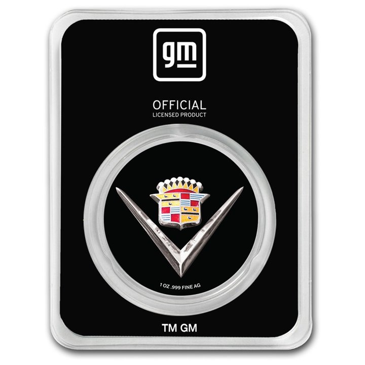 Cadillac Coupe DeVille (1949) color 1 oz Silver Slab