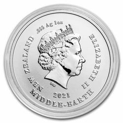 El Señor de los Anillos: La Comunidad del Anillo - Frodo 20 Aniversario de la película 1 oz Plata 2021