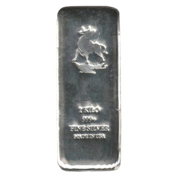 Sztabka Nadir 1000 gramów Srebra LBMA GD Refiner