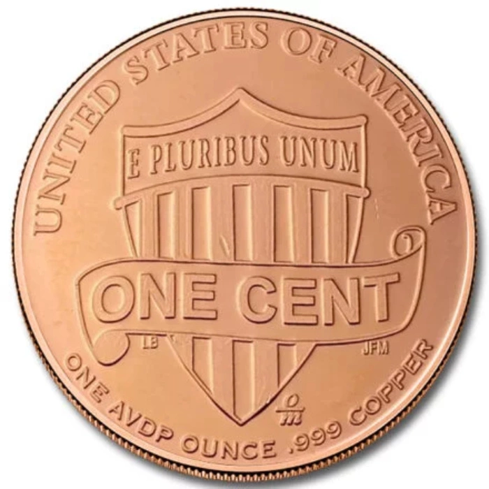 Lincoln Head Cent 1 uncja Miedzi