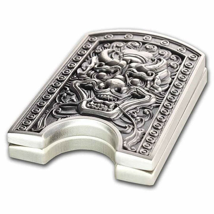 Corea del Sur: Doggaebi Stacker 1/2 oz Plata 2022 Light Antiqued