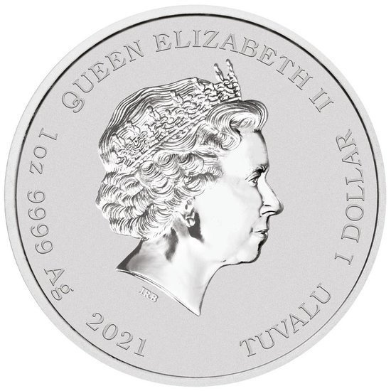 Tuvalu: John Wayne 1 oz Silbermünze 2021