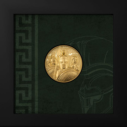 Cookovy ostrovy: Sparta 1 unce zlata 2023 Proof Ultra High Relief