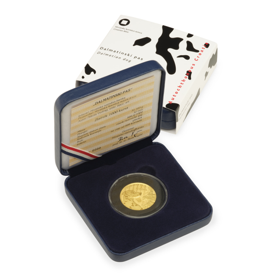 Croacia: Perro Dálmata 1 oz Oro 2021