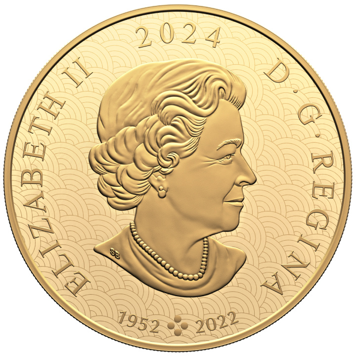 Canada: Anno lunare del Dragone $2500 Oro 2024 Proof
