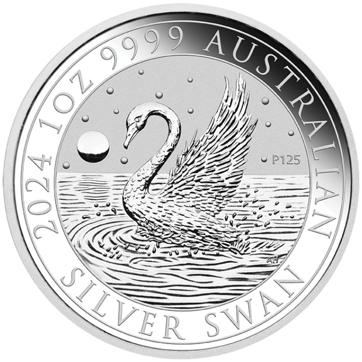 Łabędź 1 uncja Srebra 2024
