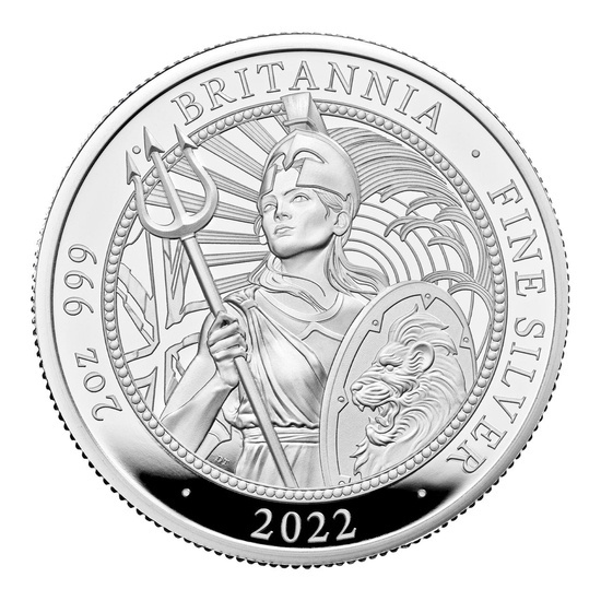 Britannia 2 uncia ezüst 2022 Proof