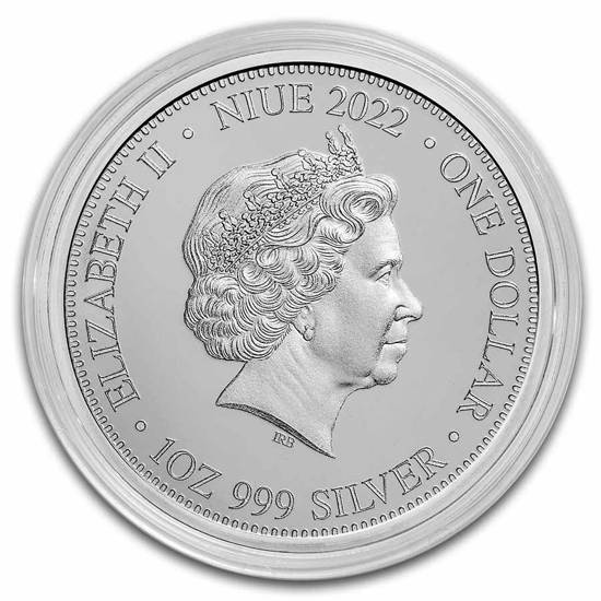 Niue: Apex Predators - Cougar vs Bear 1 oz Plata 2022