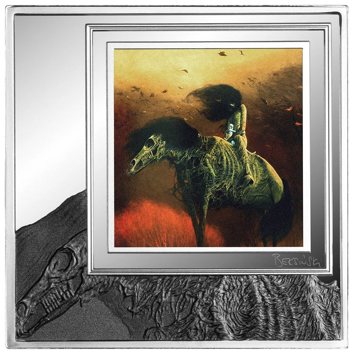 Silbermünze Zdzisław Beksiński - AJ76 koloriert 1 Unze Silber 2026 ...