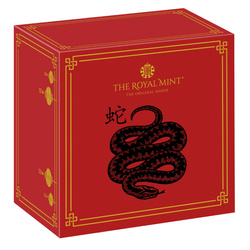 Royal Mint Lunar: Anno del Serpente 1/4 oncia d'oro 2025 Proof