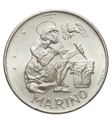 San Marina 500 liras 11 gramos Plata 1975