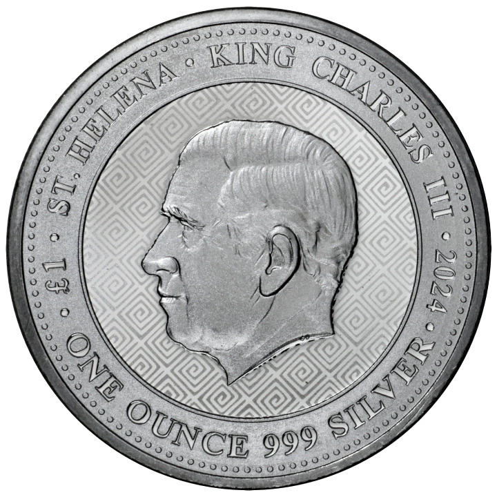 St. Helena: Athenian Owl 1 oz Silber 2024