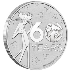 Tuvalu: Pink Panther 60th Anniversary 1 oz Silber 2024 Coin