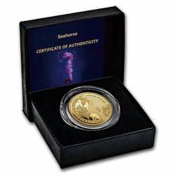Barbados: Caribbean - Seahorse 1 oz Gold 2023