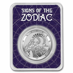 Tokelau: Zodiac Series - Capricorn 1 oz Silver 2022 Slab