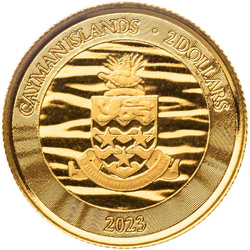 Isole Cayman: Stingray 1/10 oncia d'oro 2023 Prooflike
