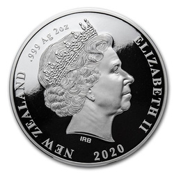 Pingwin Czubaty 2 uncje Srebra 2020 Proof