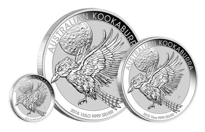 Kookaburra 1 uncja Srebra 2018