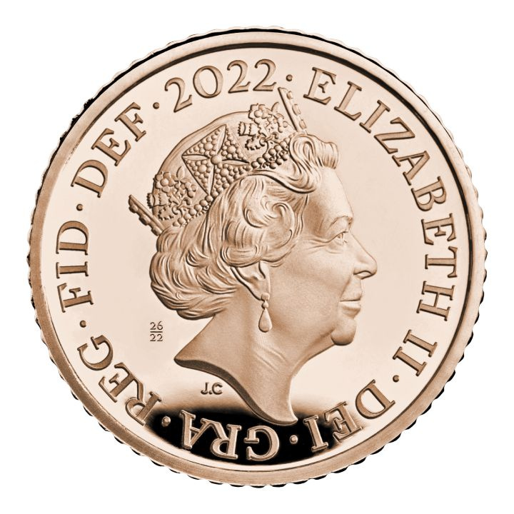 Set di 10 monete Sua Maestà la Regina Elisabetta Oro 2022 Proof