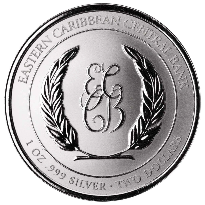 Moneda de plata San Vicente y las Granadinas: Ballena jorobada 1 onza de plata 2025